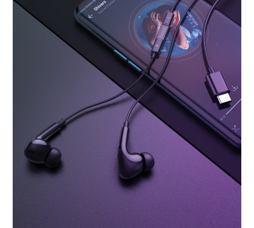 Навушники Hoco M101 Pro Crystal sound wire-controlled digital Type-C