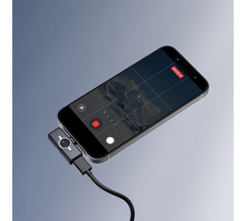 Бездротова мікрофонна система Ulanzi A21 Wireless Microphone, dual-mic, (Lightning) Black (A054)