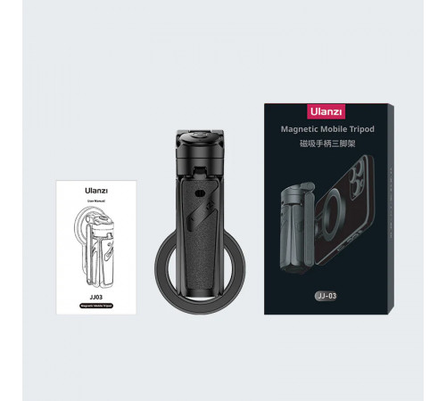 Селфі-монопод Ulanzi JJ03 3-in-1 Magnetic Phone Tripod with Remote Control Black (T090)