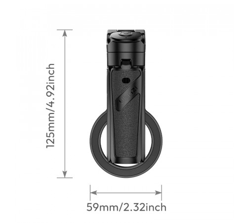 Селфі-монопод Ulanzi JJ03 3-in-1 Magnetic Phone Tripod with Remote Control Black (T090)