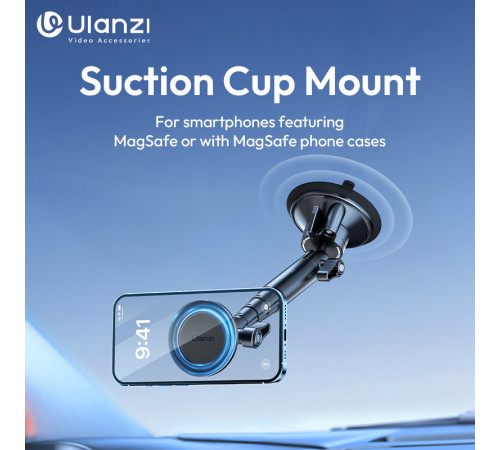 Тримач телефона Ulanzi ZJ06 Suction Cup Mount (T117)