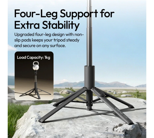 Селфі-монопод Ulanzi Ulanzi MT86 Automatic Phone Tripod(Phone Clamp,Black) (S023)