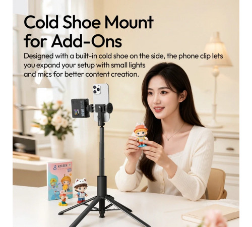 Селфі-монопод Ulanzi Ulanzi MT86 Automatic Phone Tripod(Phone Clamp,Black) (S023)
