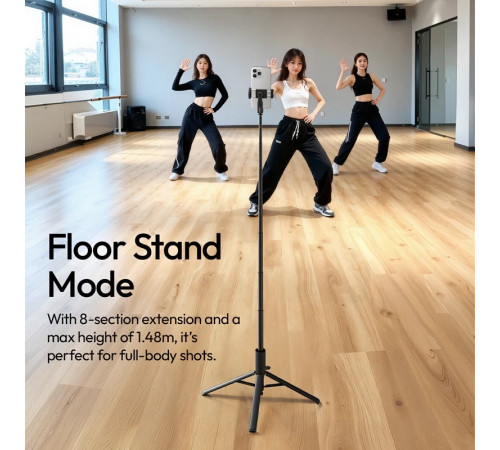 Селфі-монопод Ulanzi Ulanzi MT86 Automatic Phone Tripod(Phone Clamp,Black) (S023)