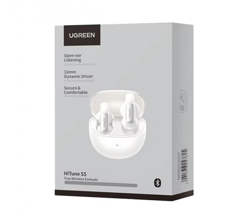 Бездротові навушники TWS UGREEN WS210 HiTune S5 True Wireless, ENC, IPX5, White (UGR-45761)