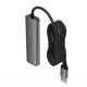 USB-хаб ACEFAST J17 USB-A  4-in-1 HUB Metal Gray (6974316285922)