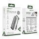 USB-хаб ACEFAST J15 USB-C 4-in-1 HUB Metal Gray (6974316285908)