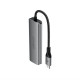 USB-хаб ACEFAST J15 USB-C 4-in-1 HUB Metal Gray (6974316285908)