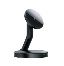 Бездротовий мультизарядний пристрій ACEFAST E26 desktop mobile phone wireless charging holder Black (6974316284819)