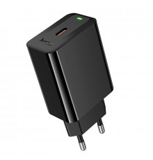 Мережевий зарядний пристрій HOCO CS93A Leader single port PD20W charger Black (6942007671064)