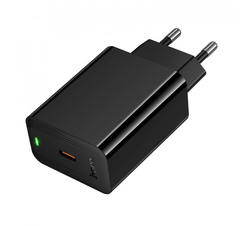 Мережевий зарядний пристрій HOCO CS93A Leader single port PD20W charger Black (6942007671064)
