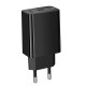 Мережевий зарядний пристрій HOCO CS93A Leader single port PD20W charger Black (6942007671064)