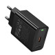Мережевий зарядний пристрій HOCO CS93A Leader single port PD20W charger Black (6942007671064)