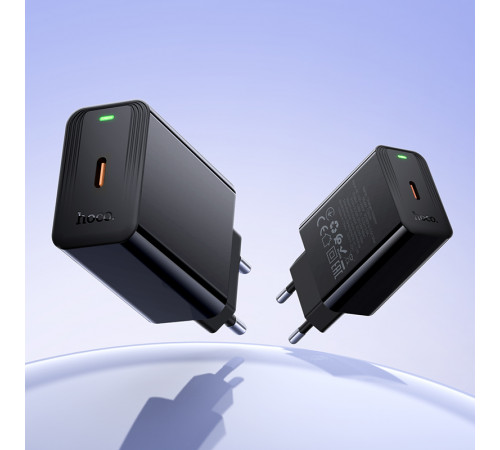 Мережевий зарядний пристрій HOCO CS93A Leader single port PD20W charger Black (6942007671064)