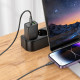 Мережевий зарядний пристрій з кабелем HOCO N61 Gentle PD20W+QC3.0 charger set(C to iP) Black (6942007644259)