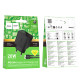 Мережевий зарядний пристрій з кабелем HOCO CS82A Excellent single port PD20W charger with digital display set(C to iP) Black (6942007664509)