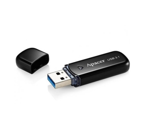 Флеш-накопичувач Apacer USB 3.2 Gen 1 AH355 64Gb Black (AP64GAH355B-1)