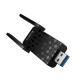 Антена Wi-Fi HOCO HI34 WiFi6 USB external dual antenna wireless network card Black (6942007659680)