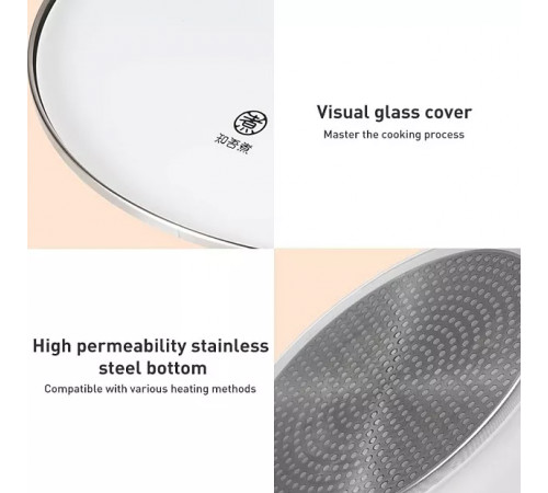 Двосекційна каструля Xiaomi ZHIWUZHU Mandarin duck pot (Mijia induction cooker special) (ZGYY001ACM)