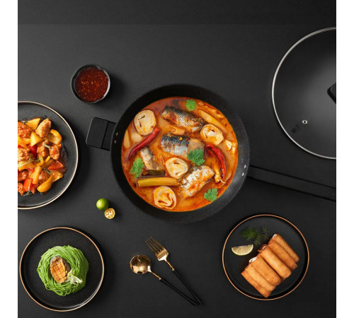 Антипригарна сковорода Xiaomi ZHIWUZHU cooking non-stick wok Mijia custom (MJCG0130)