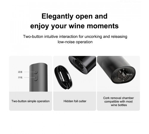 Штопор Xiaomi Mijia Electric Red Wine Bottle Opener (KGJ001T)
