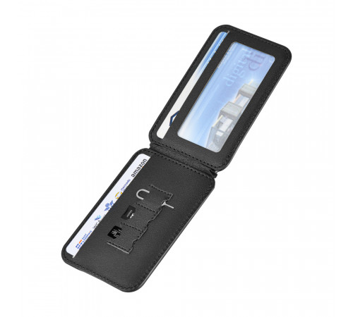 Картхолдер WIWU Mag Wallet Pro MW-003 Kevlar Black (6977703652895)