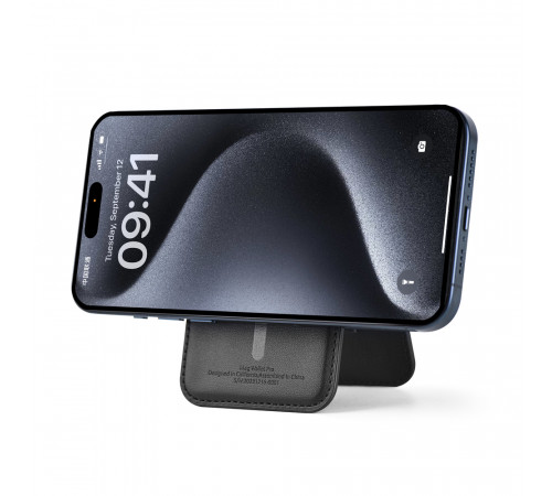 Картхолдер WIWU Mag Wallet Pro MW-003 Kevlar Black (6977703652895)