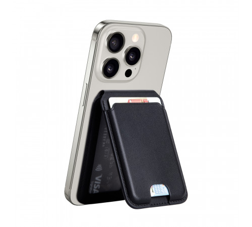 Картхолдер WIWU Mag Wallet Pro MW-003 Kevlar Black (6977703652895)