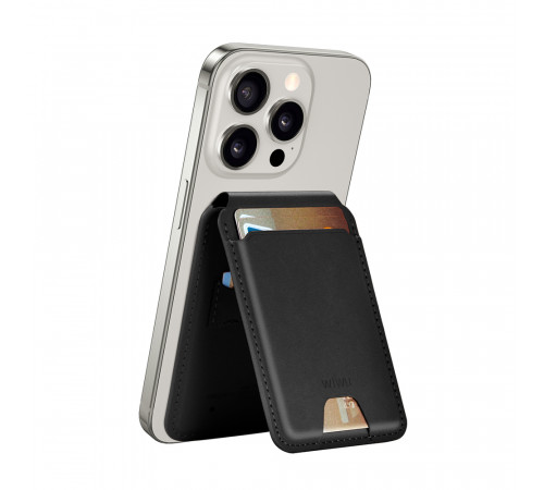 Картхолдер WIWU Mag Wallet FM MW-005 Black (6977703650488)
