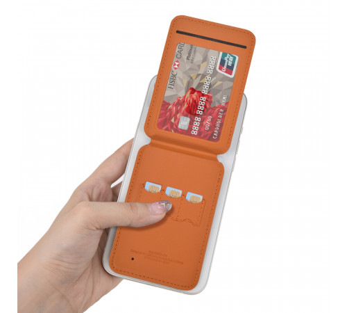 Картхолдер WIWU Mag Wallet FM MW-005 Brown (6977703650495)