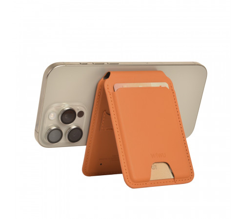 Картхолдер WIWU Mag Wallet FM MW-005 Brown (6977703650495)