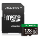 Карта пам'яті microSDXC (UHS-1 U3) A-DATA SPEED PLUS 128Gb Class 10 V30 A2 (R-180Mb/s W160Mb/s) (adapter SD) (UD128GUI3V30A2SP-RA1)