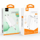 Мережевий зарядний пристрій з кабелем WUW-T82 Single USB home charger set iP (6972573336555)