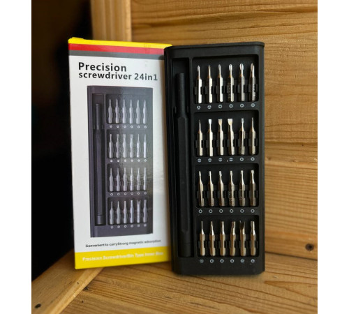 Набор отверток 24 в 1 магнитные Биты Phillips Torx Hex Precision DIY разборный мини-чехол (240)