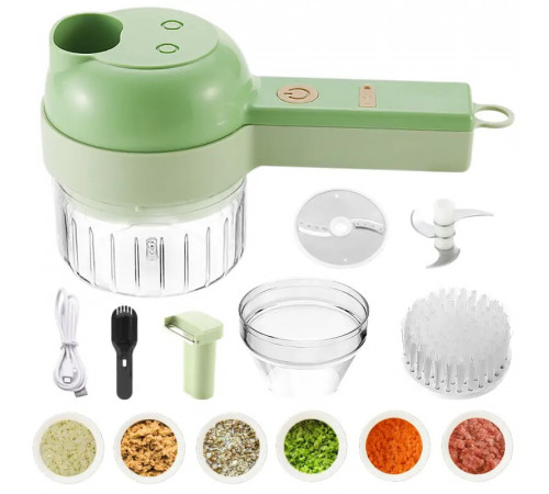 Ручной Электрический резак для овощей 4 в 1 FOOD CHOPPER   Catling  (50)