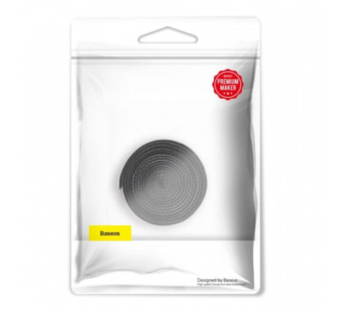 Органайзер для кабелю Baseus Circle Velcro strap 50cm Black (ACMGT-A01)