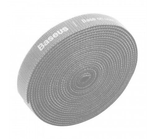Органайзер для кабелю Baseus Colourful Circle Velcro strap 3m Gray (ACMGT-F0G)
