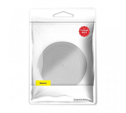 Органайзер для кабелю Baseus Colourful Circle Velcro strap 3m Gray (ACMGT-F0G)