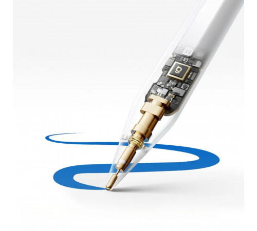 Стилус Baseus Smooth Writing PS3 Pro 360° Touch Operation Wired Charging Stylus Moon White (With Type-C*1 Cable and Tip*1) (B0004A01)