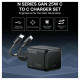 Мережевий зарядний пристрій з кабелем UGREEN X517 25W USB-C GaN Fast Charger Set EU+1M CC Cable black (UGR-75103)