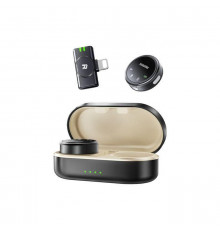Бездротова мікрофонна система REMAX K16 dual-mic (Lightning) Black (6954851248682)