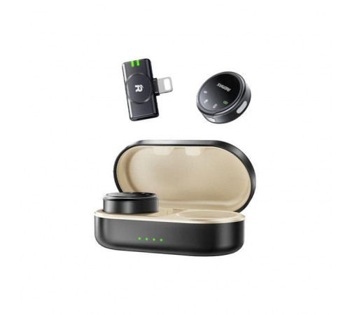 Бездротова мікрофонна система REMAX K16 dual-mic (Lightning) Black (6954851248682)