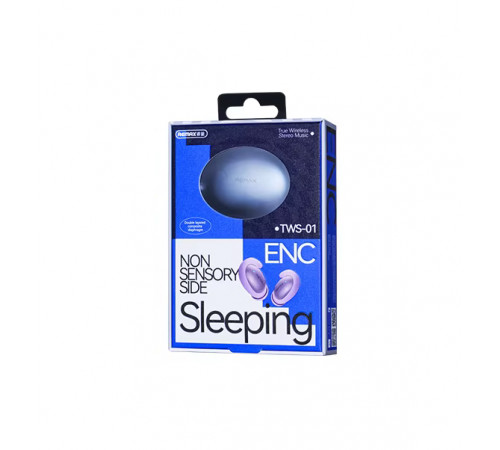 Бездротові навушники "REMAX Sleep True Wireless Stereo Music Call Earphones TWS-01"  Grey (6954851253754)
