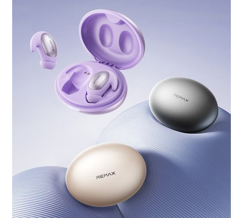 Бездротові навушники "REMAX Sleep True Wireless Stereo Music Call Earphones TWS-01"  Grey (6954851253754)