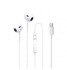 Дротові навушники  "REMAX Wired Earphones for Music and Call  RM-570/a/i" typec-White (6954851234678)