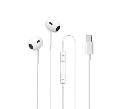 Дротові навушники  "REMAX Wired Earphones for Music and Call  RM-570/a/i" typec-White (6954851234678)