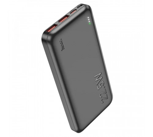 Зовнішній акумулятор HOCO J101 Astute 22.5W fully compatible power bank(10000mAh) Black (6931474782472)