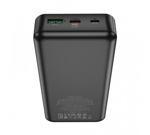 Зовнішній акумулятор HOCO J102A Cool figure PD20W+QC3.0 power bank(20000mAh) Black (6931474783622)