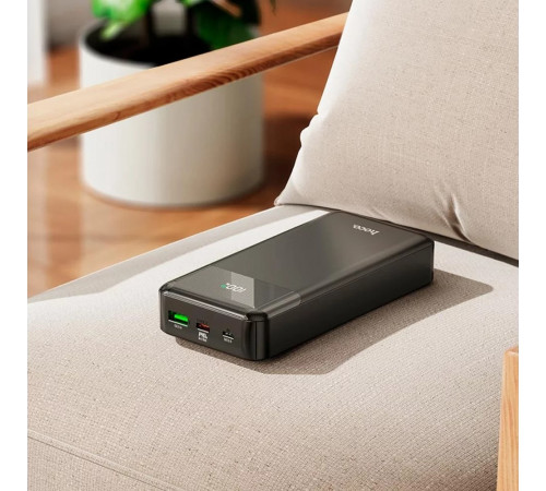 Зовнішній акумулятор HOCO J102A Cool figure PD20W+QC3.0 power bank(20000mAh) Black (6931474783622)