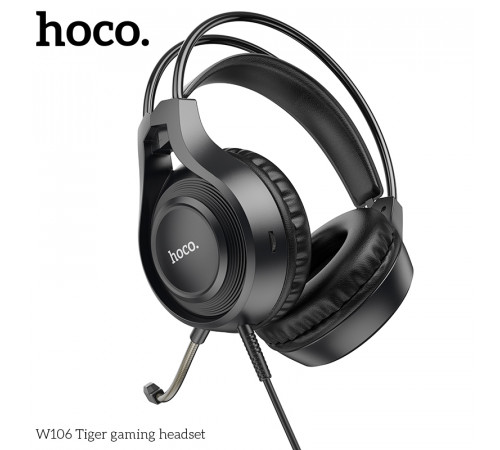 Навушники комп'ютерні дротові Hoco W106 Tiger gaming headset